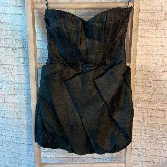💝 3/$75 Bebe Strapless Black Cocktail Dress - Picture 1 of 8